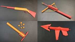 Paper Gun | Origami Weapons | How to Make Paper Things | Paper Craft | How to Make Paper Stuff