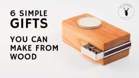 6 Simple Gifts You Can Make From Wood