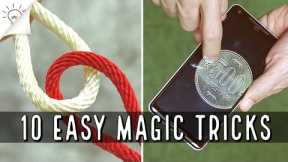 10 EASY MAGIC TRICKS | Thaitrick