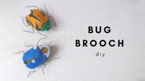 DIY Insect Jewelry | How to Make a Bug Brooch | Scarabs / Beetle Tutorial by Fluffy Hedgehog
