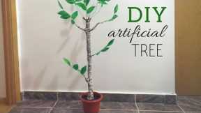 DIY Artificial Tree | How to make fake plants from scratch | by FluffyHedgehog