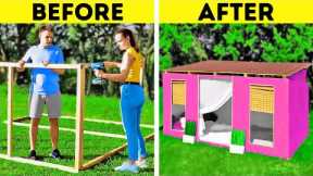 Wooden Board Transformation Into A Cute House || Incredible DIYs For Your Backyard