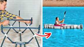 How To Make A Simple Kayak || Awesome Outdoor DIY Projects