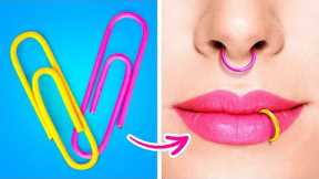 DIY Fake Piercings || Amazing Jewelry Ideas To make At Home