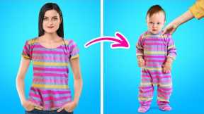 AWESOME CLOTHING HACKS FOR CRAFTY PARENTS