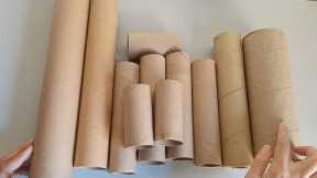 DIY - 3 IDEAS with CARDBOARD TUBES ? EASY CRAFTS ? RECYCLING ♻ CRAFTS AND RECYCLING