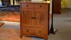 Mahogany Wine Cabinet, woodworking, furniture making, carpentry