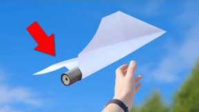 I made a Rocket Powered Paper Plane