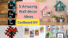 5 Easy Cardboard DIY| Home Decor Ideas|Wall Decor|Best out of waste|