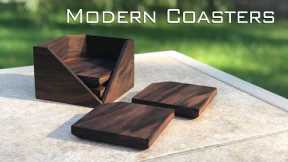 How To Make Modern Coasters | Woodworking Project