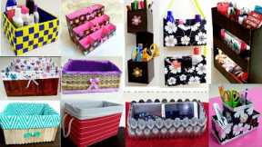12 CARDBOARD BOXES IDEAS / 12 Cardboard Box Organizer Ideas/12 cardboard box craft ideas for storage
