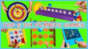 Top 5 DIY Cardboard Planets Games Compilation | 5 Best Simple DIY  Projects with planets for kids
