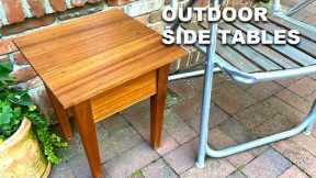 How to Make Outdoor side Tables - Beginner Woodworking Project