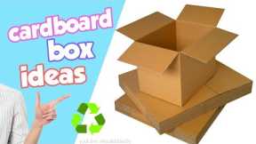 ? You will love these 15 Ideas to make with cardboard boxes