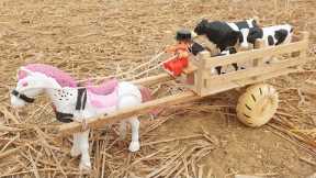 DIY Horse Cart Woodworking Projects - How To Make Horse Cart From Wood