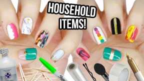 10 Nail Art Designs Using HOUSEHOLD ITEMS! | The Ultimate Guide #6