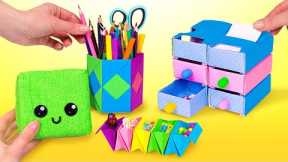 5 DIY SCHOOL SUPPLIES || Easy Crafts From Materials You Already Have On Your Desk