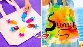 COOL CLOTHING HACKS FOR SUMMER || HOW TO RESTYLE BORING CLOTHES