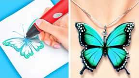 DIY COLORFUL JEWELRY & ACCESSORIES WITH CLAY, EPOXY RESIN, HOT GLUE AND 3D PEN