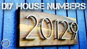 DIY HOUSE NUMBERS MAKEOVER // SCRAP WOOD PROJECTS