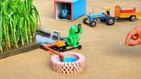 diy tractor mini well water pump science project || @Mini Creative|| @keepvilla