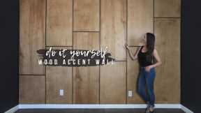 EASY DIY WOOD ACCENT WALL || STARTING OUR BEDROOM MAKEOVER!