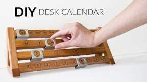 DIY Wood Desk Calendar | EASY How-to Woodworking Project