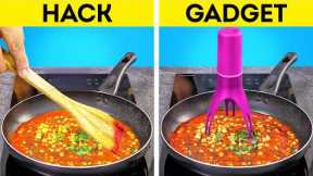 KITCHEN GADGETS VS HACKS || USEFUL TOOLS TO MAKE COOKING EASIER