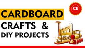 Cardboard crafts ! Tutorials & templates !DIY projects !
