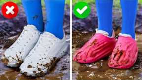 BRILLIANT SHOE DIY CRAFTS AND FEET HACKS FOR ANY SITUATION