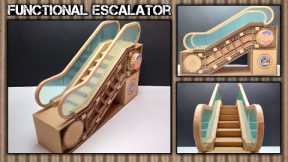 How it Works: Escalator Cardboard Model | DIY Functional Model (2022)