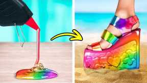 DIY SHOES AND CLOTHES | Fantastic Feet Hacks Craft Ideas To Save Your Money