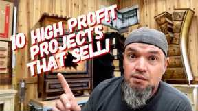 10  More Woodworking Projects That Sell - Low Cost High Profit - Make Money Woodworking