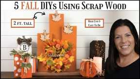 DIY Fall Decor Using Scrap Wood/Wood Projects Anyone Can Do