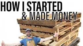 Use PALLETWOOD to make MONEY and learn woodworking.