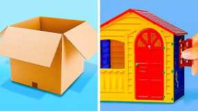 40 SIMPLE CARDBOARD DIYS || Funny Projects by 5-Minute DECOR