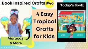 Book Inspired Crafts #46| Maracas, House Craft, Mango Trees|2&UP| HOUSEHOLD ITEMS| Activity Author