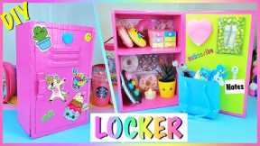 DIY Locker Organizer / Desk Organizer With Shoebox by GIRL CRAFTS - Back To School Hacks and Crafts