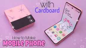 How to make Folding Mobile Phone with cardboard and paper/ DIY Paper Mobile Phone/ Paper Craft phone