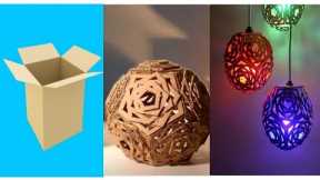 INCREDIBLE CARDBOARD CRAFTS TO MAKE AT HOME    Recycling Projects  ROOM DECOR CRAFT IDEA
