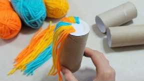 Amazing Idea! Transforms into useful items using discarded toilet tissue roll. DIY Upcycle Hack