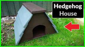 How to Make a Hedgehog Hibernation House (DIY Scrap Wood Project)