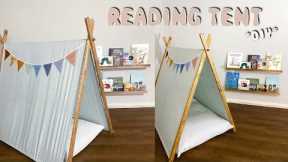 DIY Reading Nook Tent - Easy Playroom Project // This Faithful Home