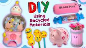 20 DIY Crafts using Recycled Materials - School Hacks, Decor and Gift Ideas from waste Materials
