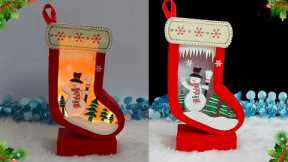 Economical Christmas Decoration idea with Cardboard | DIY Affordable Christmas craft idea🎄154