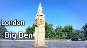 How to make Big ben tower with cardboard ll diy cardboard big ben tower