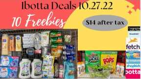 Ibotta Haul 10.27.22| #Ibotta Deals| 10 FREEBIES| NO Coupons Used|Household Items & More
