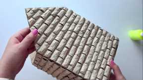 DIY Miniature House with bricks | Cardboard idea | Paper craft tutorial