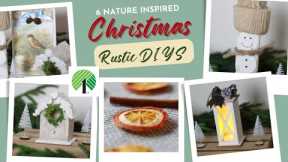 🎄6 DIY Dollar Tree Christmas Decor Crafts🎄 Nature Inspired Crafts | Bluebird Home & DIY