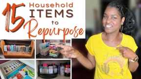 15 Household Items to Repurpose for Home Organization (Super Quick and Easy Ideas!)